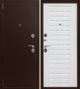 Дверь стальная Тайгер Трио Сотка Медь/Дуб филадельфия 860*2050мм правая