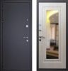 Дверь стальная Тайгер Трио Зеркало серебро кремовая лиственница  850*2050мм левая