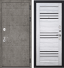 Дверь стальная Тайгер Тиара (бетон темный/ривьера айс) 860 левая