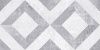 Ceramica Classic Коллекция Troffi  Плитка настенная серый узор 08-01-06-1339 20х40