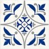 Коллекция Сиди-Бу-Саид декор синий 200*200*7 14-03-65-1000-3